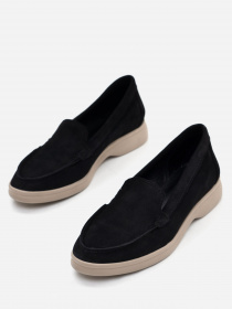 Лоферы ISSA Plus модель OB2-168_black Фото