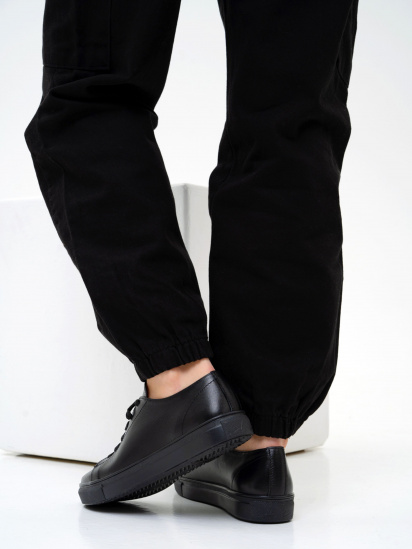Кеды низкие ISSA Plus модель OB2-169_black — фото 4 - INTERTOP