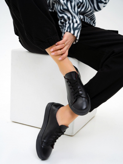 Кеды низкие ISSA Plus модель OB2-169_black — фото 5 - INTERTOP