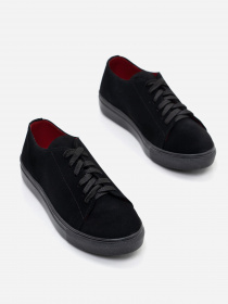 Кеды низкие ISSA Plus модель OB2-171_black Фото