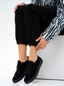 Кеды низкие ISSA Plus модель OB2-171_black Кеды низкие ISSA Plus модель OB2-171_black Фото