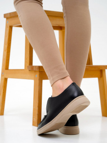 Лоферы ISSA Plus модель OB2-175_black Фото