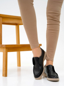 Лоферы ISSA Plus модель OB2-175_black Фото