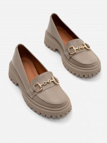 Лоферы ISSA Plus модель OB2-177_beige Фото