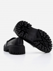 Лоферы ISSA Plus модель OB2-177_black Фото