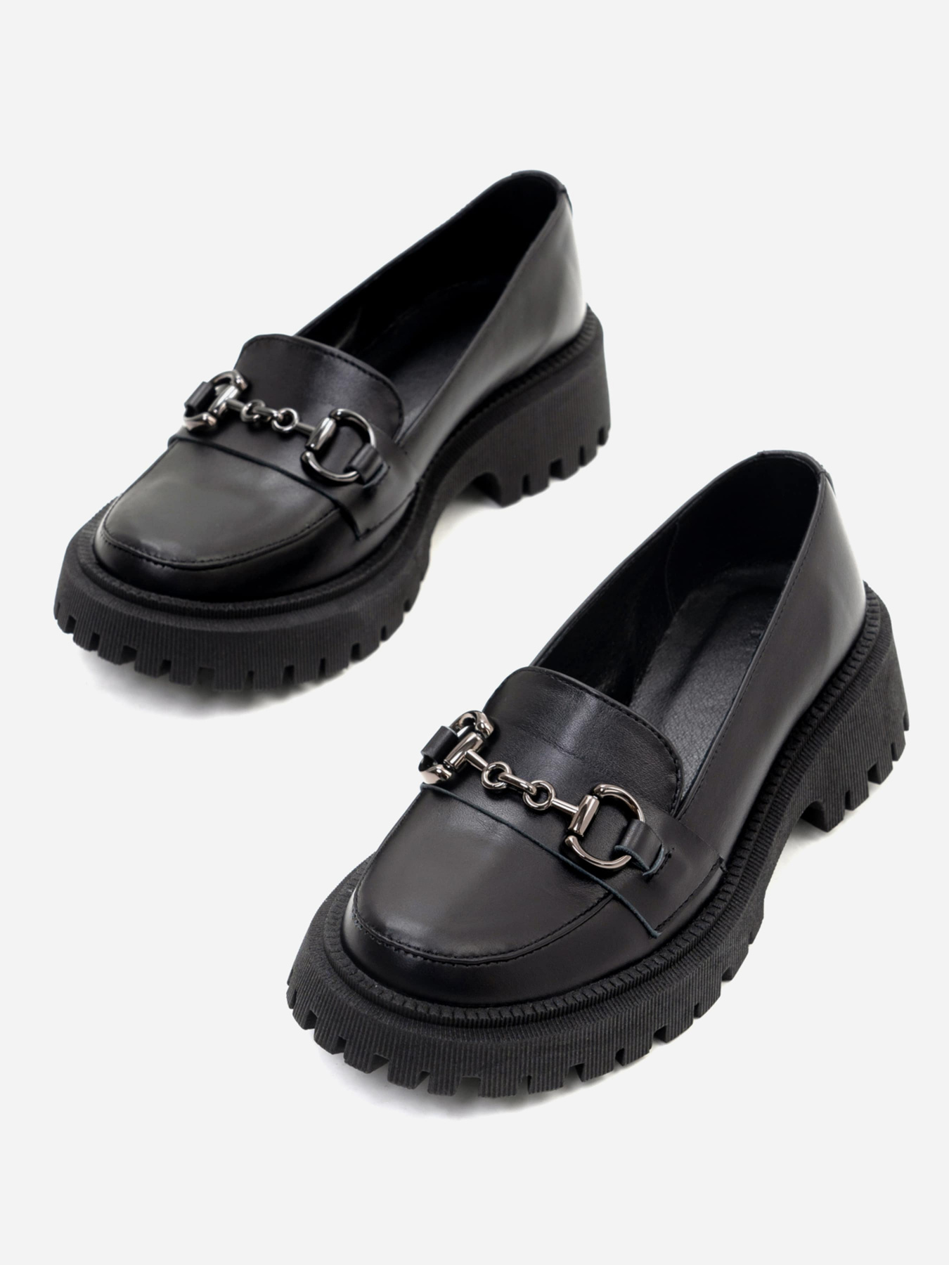 Лоферы ISSA Plus модель OB2-177_black Фото