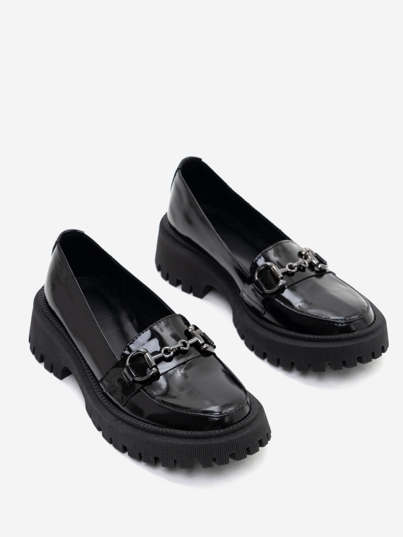 Лоферы ISSA Plus модель OB2-178_black Фото