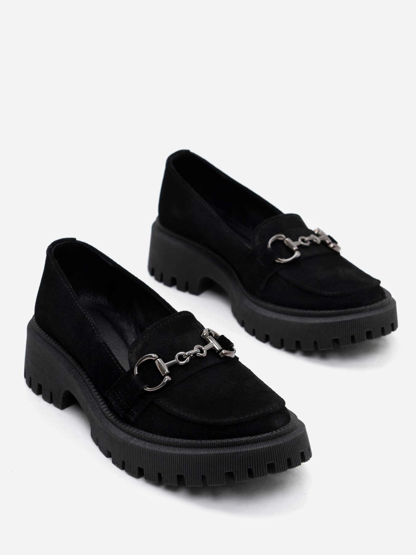 Лоферы ISSA Plus модель OB2-179_black Фото