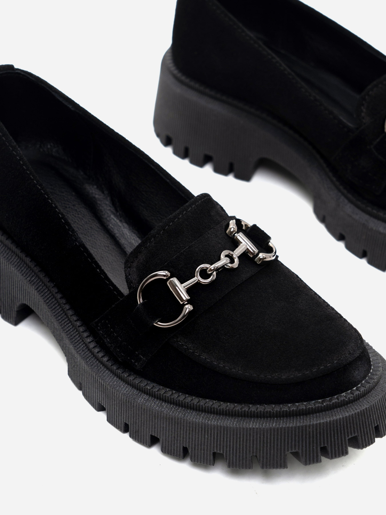 Лоферы ISSA Plus модель OB2-179_black Фото