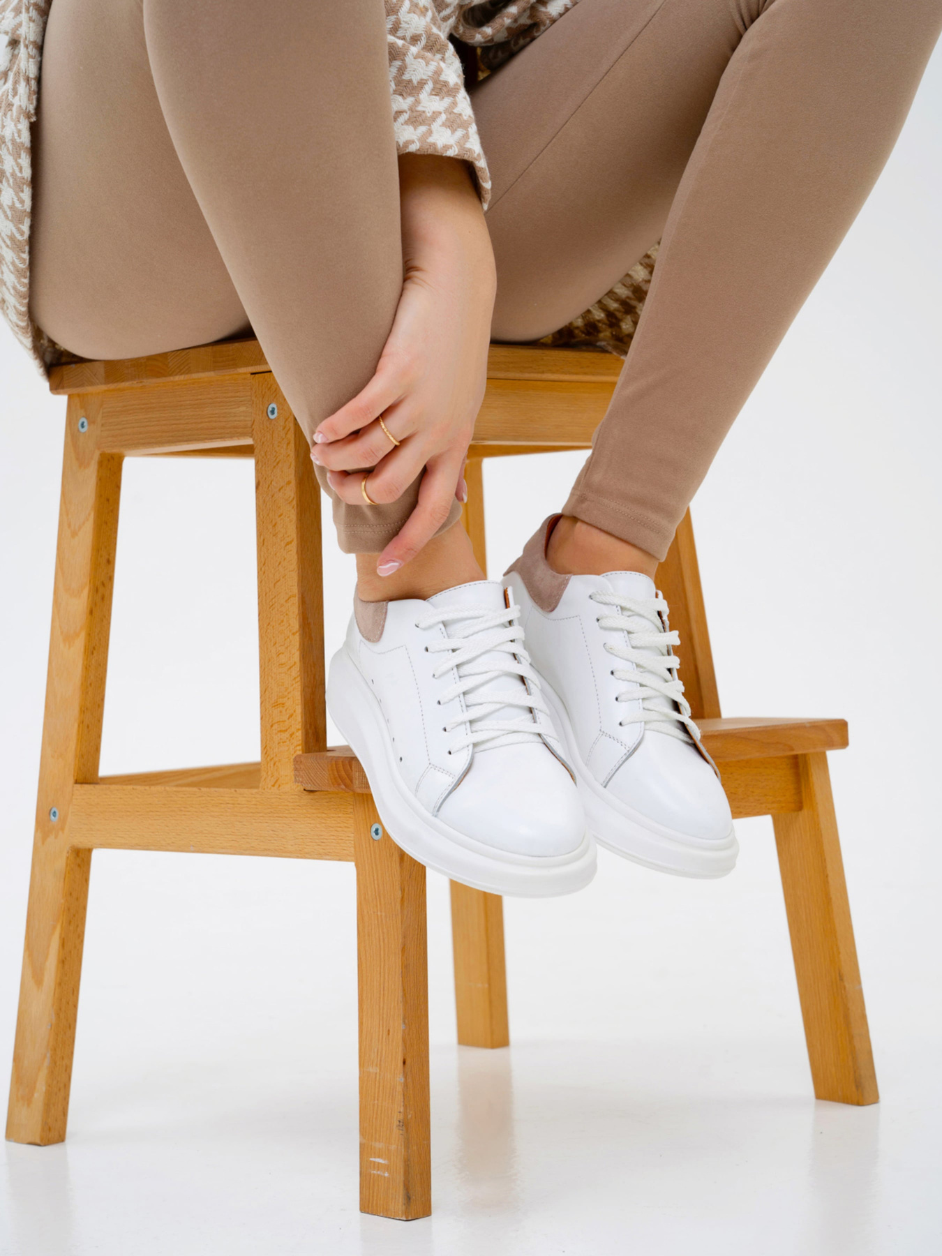 Кеды низкие ISSA Plus модель OB2-181_white Фото