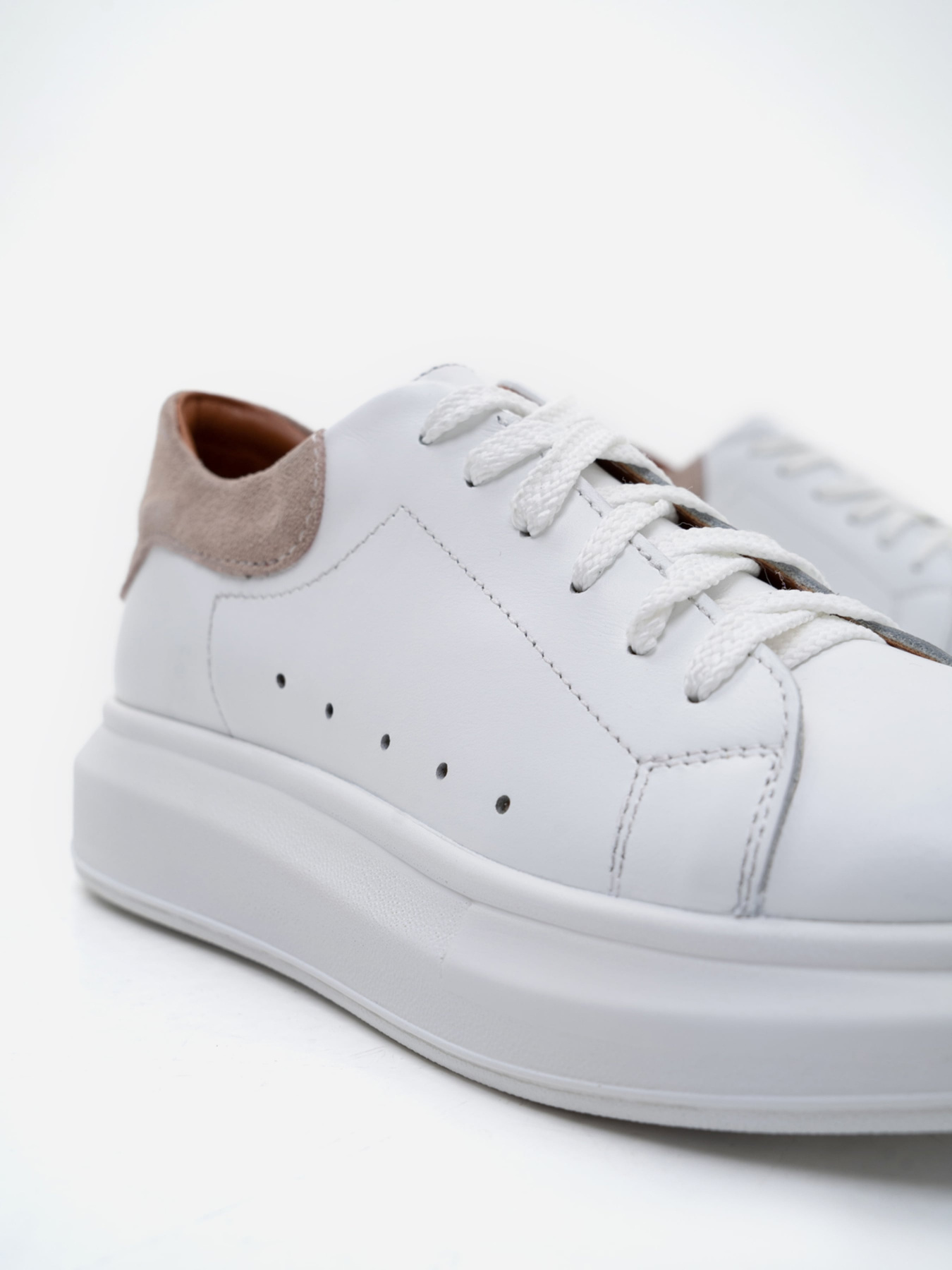 Кеды низкие ISSA Plus модель OB2-181_white Фото