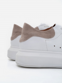 Кеды низкие ISSA Plus модель OB2-181_white Фото