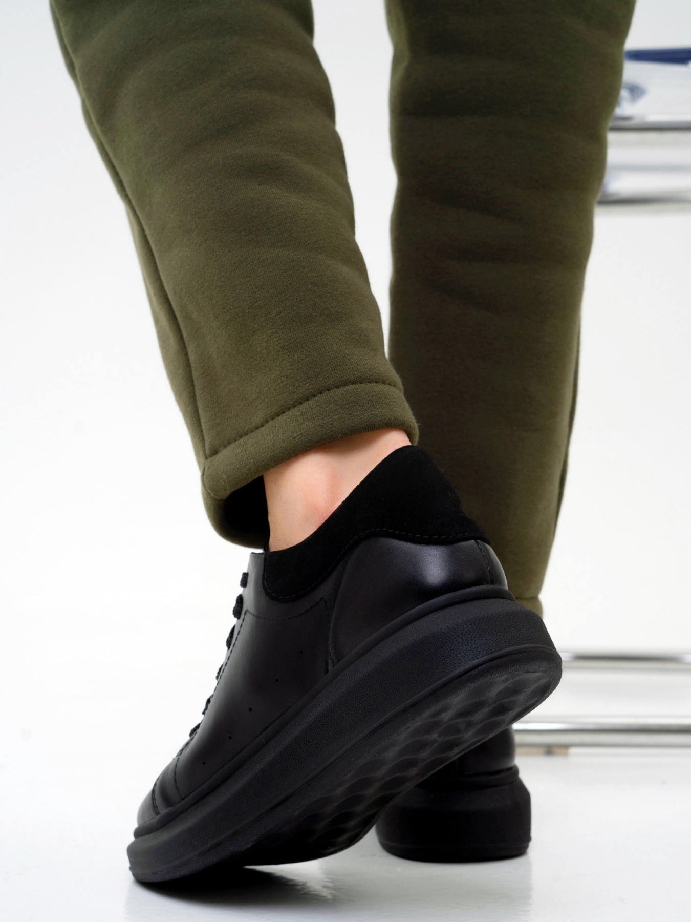 Кеди низькі ISSA Plus модель OB2-181_black Фото