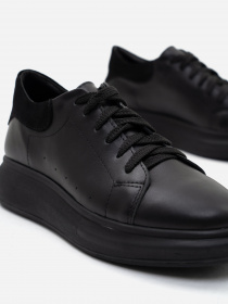 Кеди низькі ISSA Plus модель OB2-181_black Кеди низькі ISSA Plus модель OB2-181_black Фото