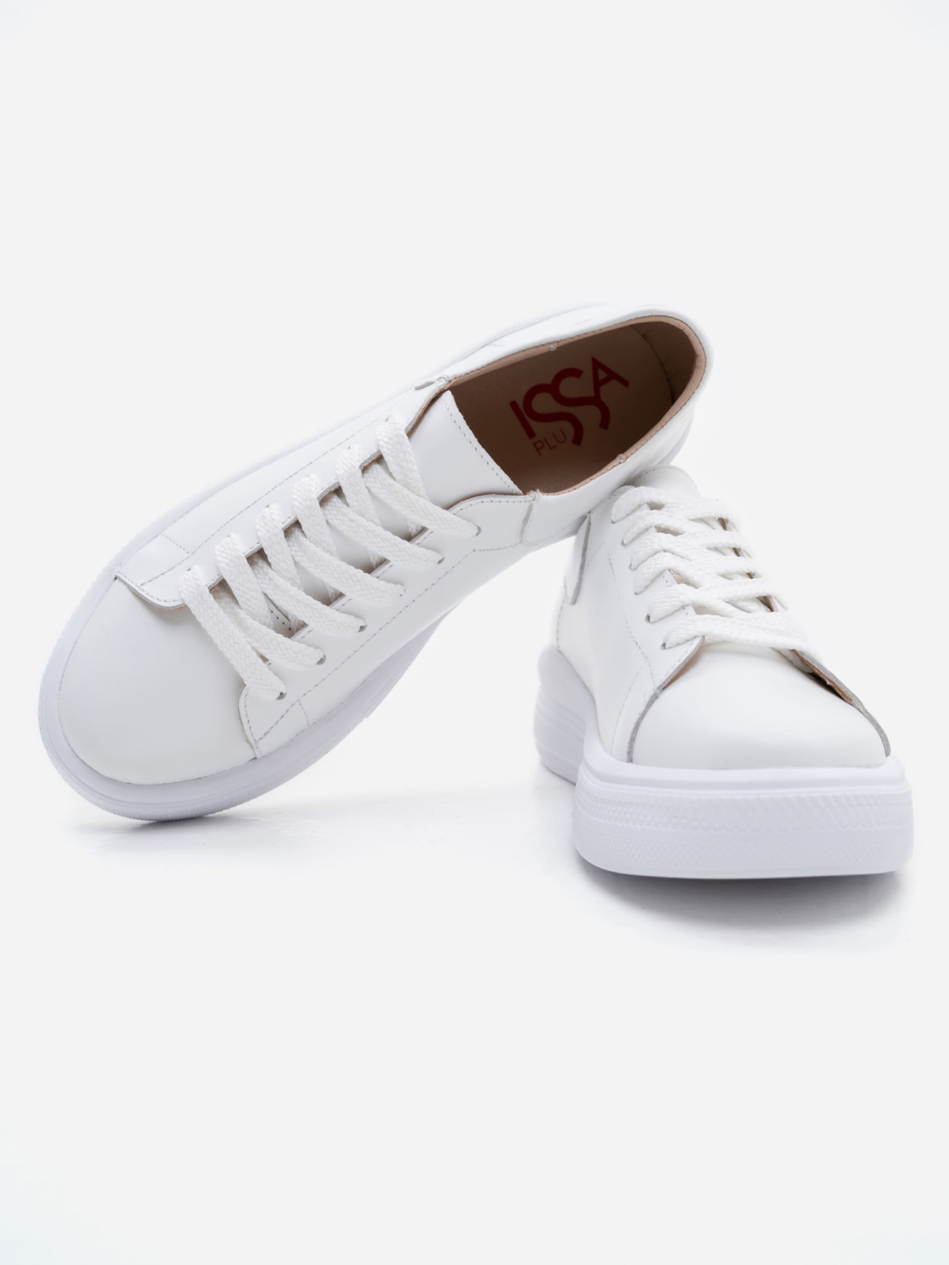 Кеды низкие ISSA Plus модель OB2-182_white Фото