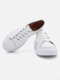 Кеды низкие ISSA Plus модель OB2-182_white Фото