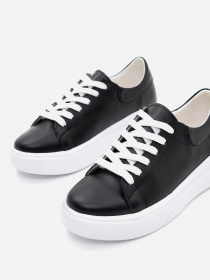 Кеды низкие ISSA Plus модель OB2-182_black Фото