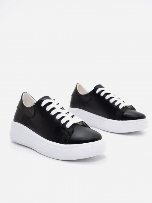 Кеды низкие ISSA Plus модель OB2-182_black Фото