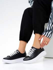 Кеди низькі ISSA Plus модель OB2-182_black Фото