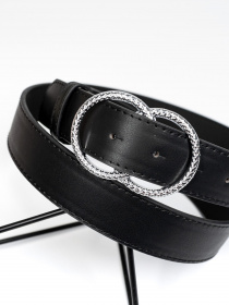 Ремень ISSA Plus модель R1-146_blacksilver Ремень ISSA Plus модель R1-146_blacksilver Фото