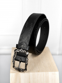 Ремень ISSA Plus модель R1-150_black Фото