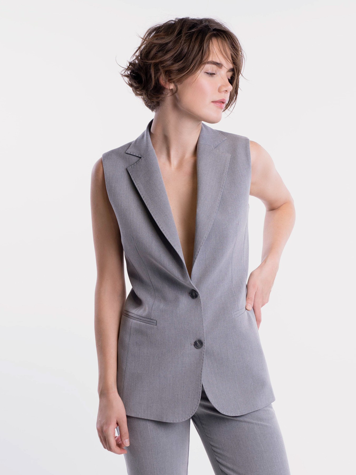 Жилет классический Arber модель W20.03.13.312 Фото