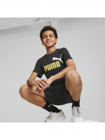 Футболка PUMA Ess+ 2 Col Logo Tee модель 586985 Фото