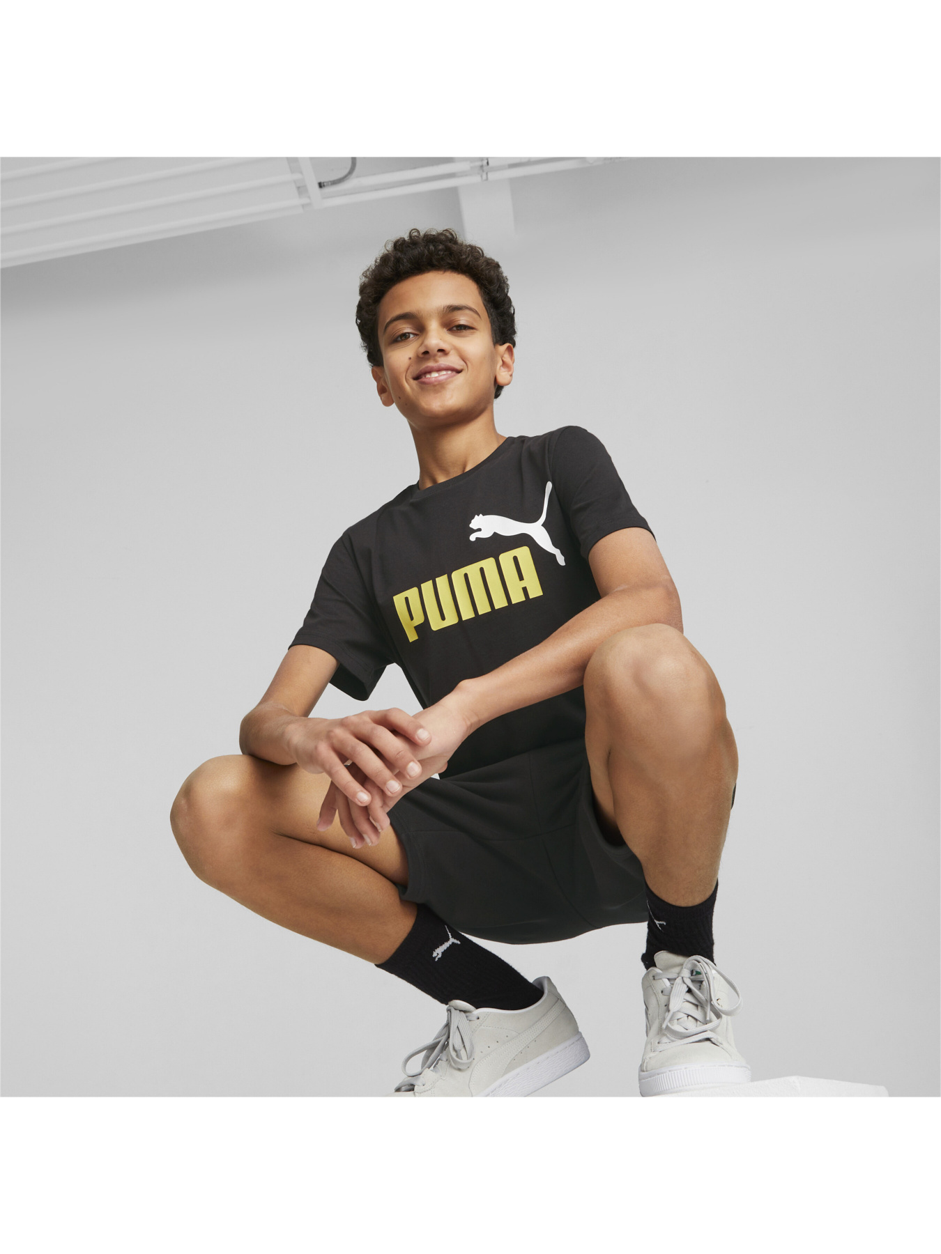 Футболка PUMA Ess+ 2 Col Logo Tee модель 586985 Фото