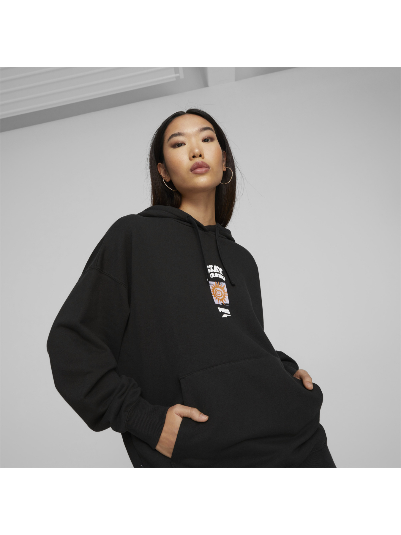 Худи PUMA DOWNTOWN Graphic Hoodie модель 538363 Фото