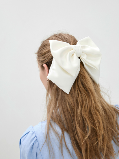 MyScarf ­Большой белый бант. Luxury аксессуар для волос модель mp169175 — фото 4 - INTERTOP