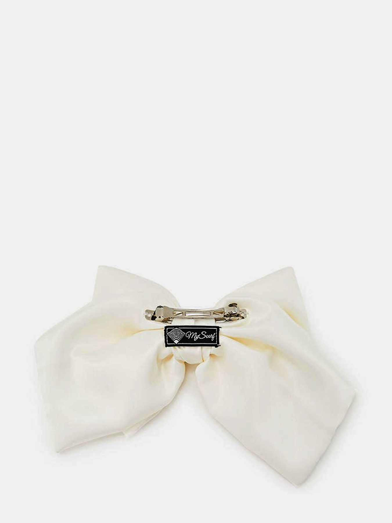 Большой белый бант. Luxury аксессуар для волос MyScarf модель mp169175 Фото