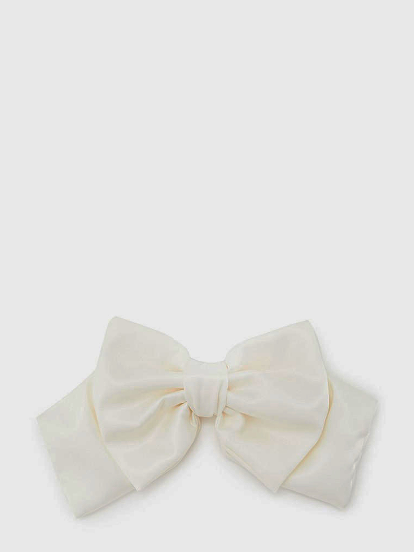 Большой белый бант. Luxury аксессуар для волос MyScarf модель mp169175 Фото