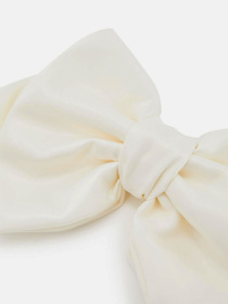 Большой белый бант. Luxury аксессуар для волос MyScarf модель mp169175 Фото