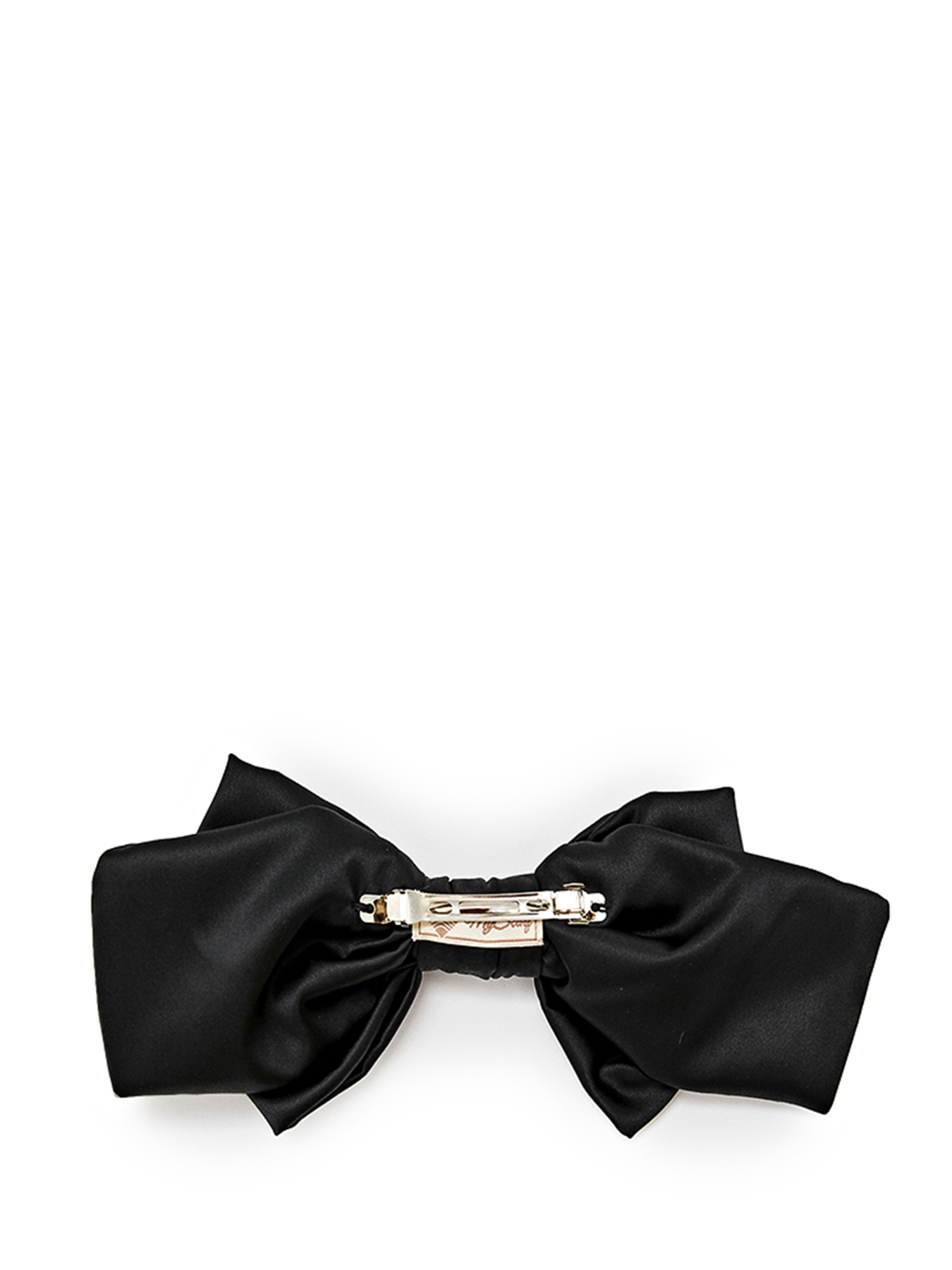 Большой черный бант. Luxury аксессуар для волос MyScarf модель mp196155 Фото