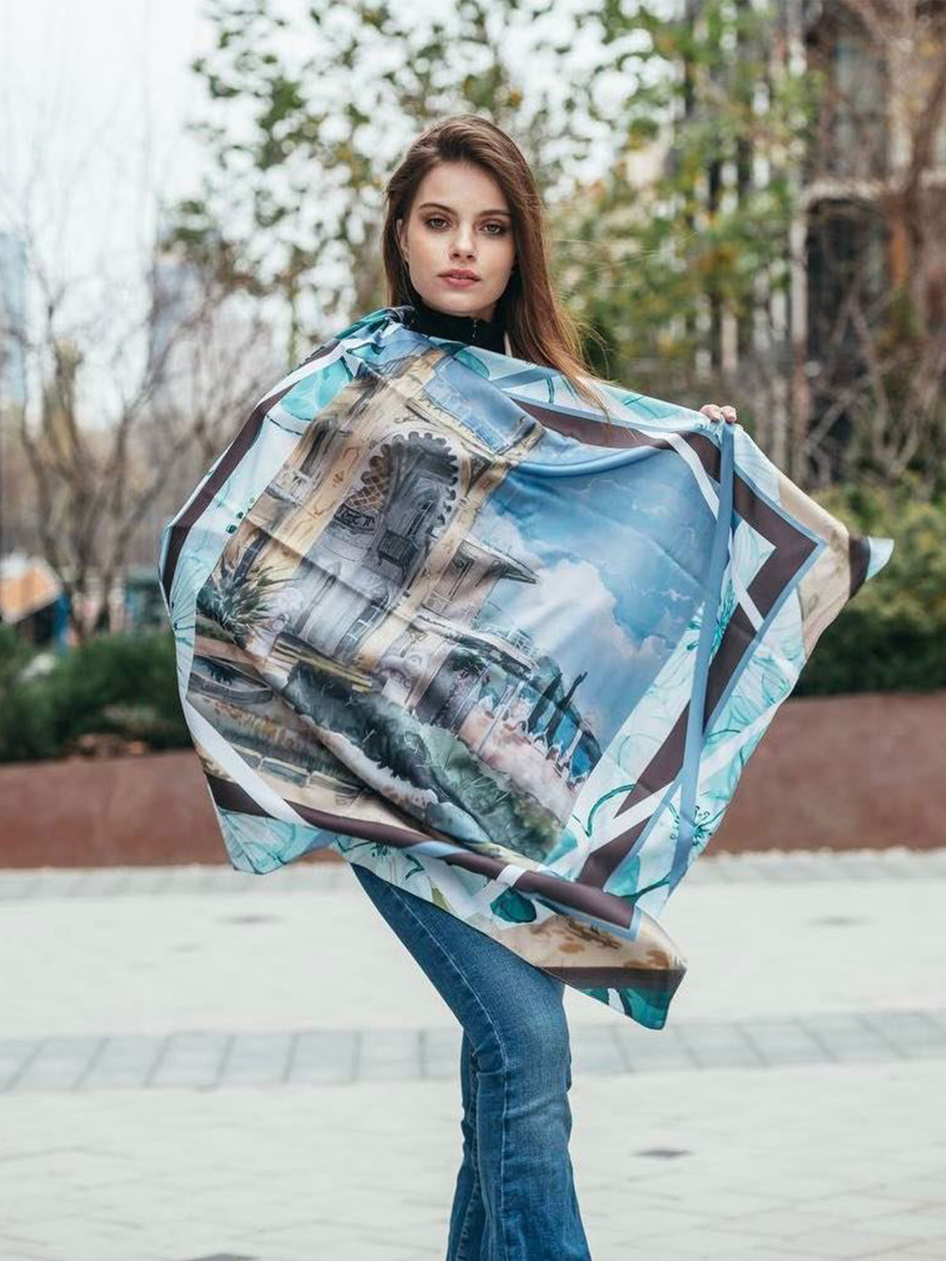 Платок MyScarf модель mp196289 Фото