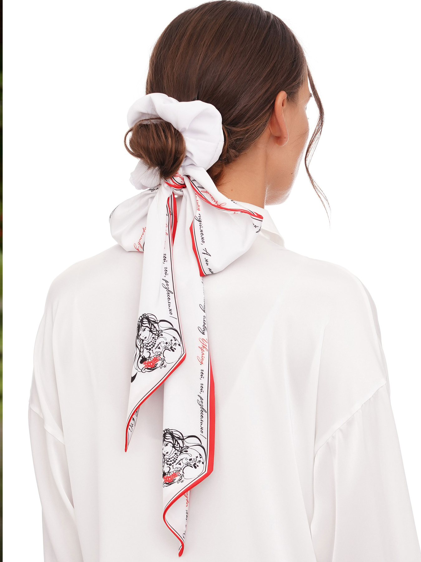 Резинка+твілі колекція Україна "Червона калина" MyScarf модель mp196416 Фото