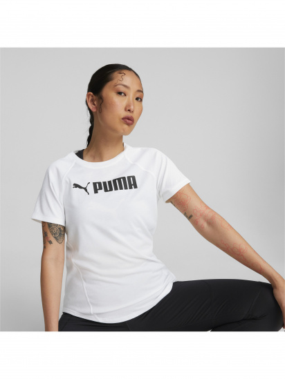 Футболка спортивна PUMA Fit Logo Tee модель 522181 — фото 3 - INTERTOP