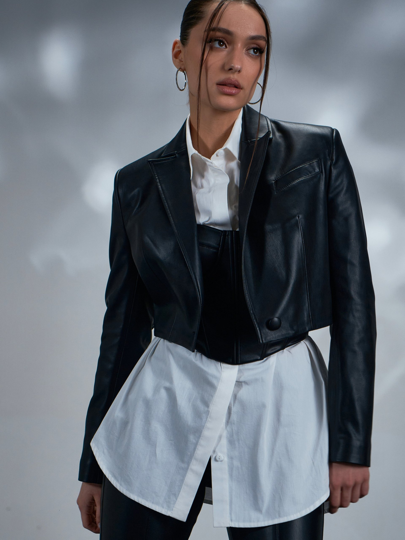 Куртка кожаная Gepur модель 42856 Фото