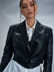 Куртка кожаная Gepur модель 42856 Фото