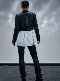 Шкіряна куртка Gepur модель 42856 Фото