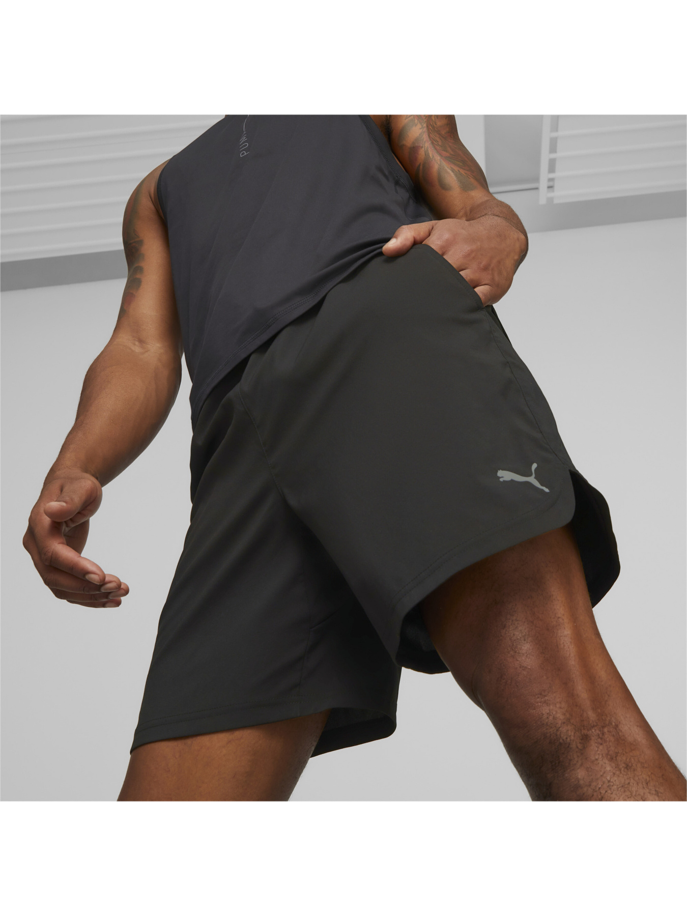 Шорты спортивные PUMA M STUDIO FOUNDATION SHORT модель 523199 Фото