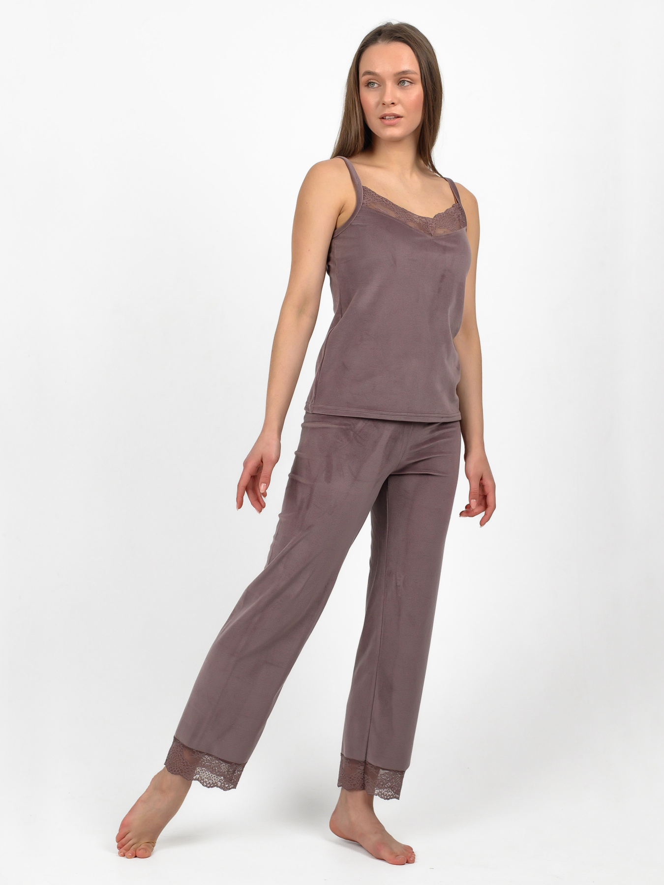 Домашній костюм N.EL Модель 1571-53_Brown Фото