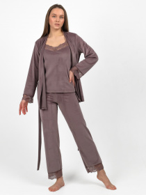 Домашний костюм N.EL модель 1571-53_Brown Фото