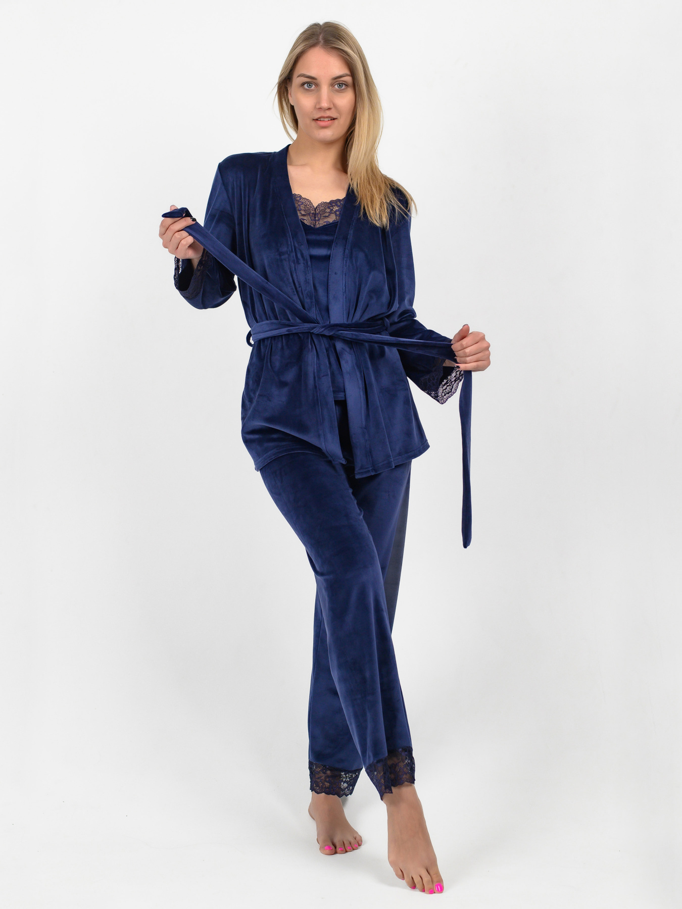 Домашний костюм N.EL модель 1571-53_Blue Домашний костюм N.EL модель 1571-53_Blue Фото