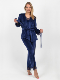 Домашний костюм N.EL модель 1571-53_Blue Домашний костюм N.EL модель 1571-53_Blue Фото