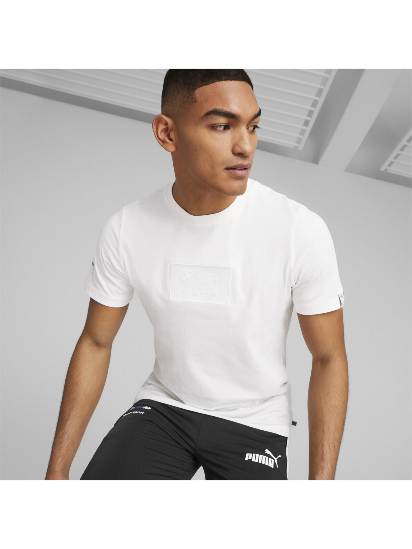 Футболка PUMA Bmw Mms Logo Tee + модель 538141 Фото