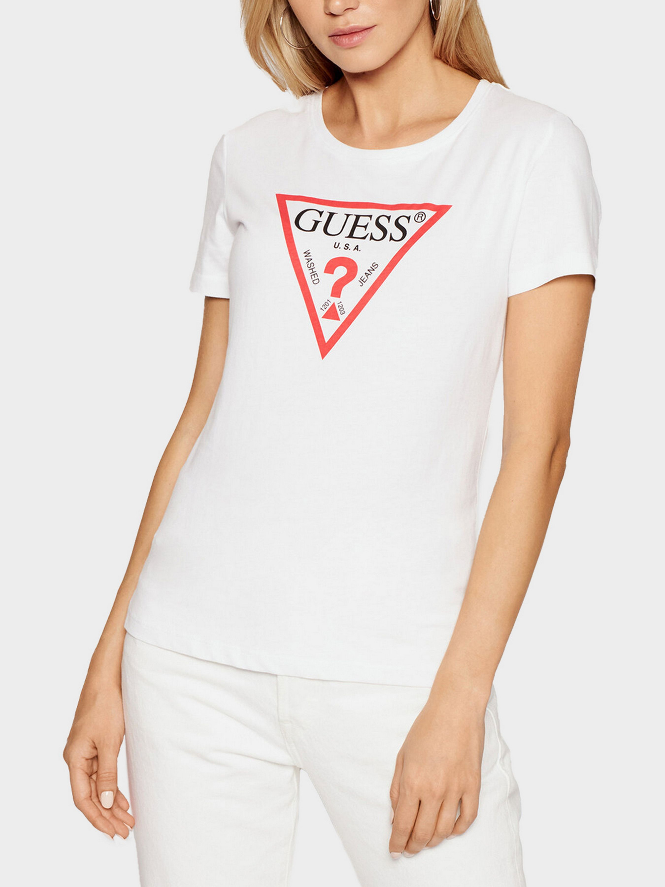 Футболки и поло GUESS модель W1YI1B-I3Z11-G011 Фото