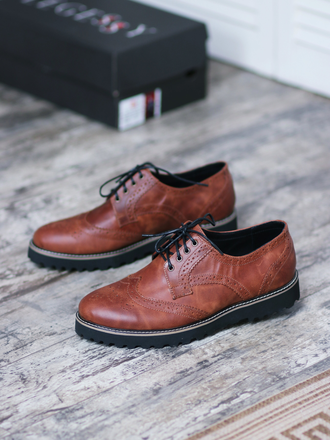 Броги Legessy модель ONYX_BROWN_B2 Фото