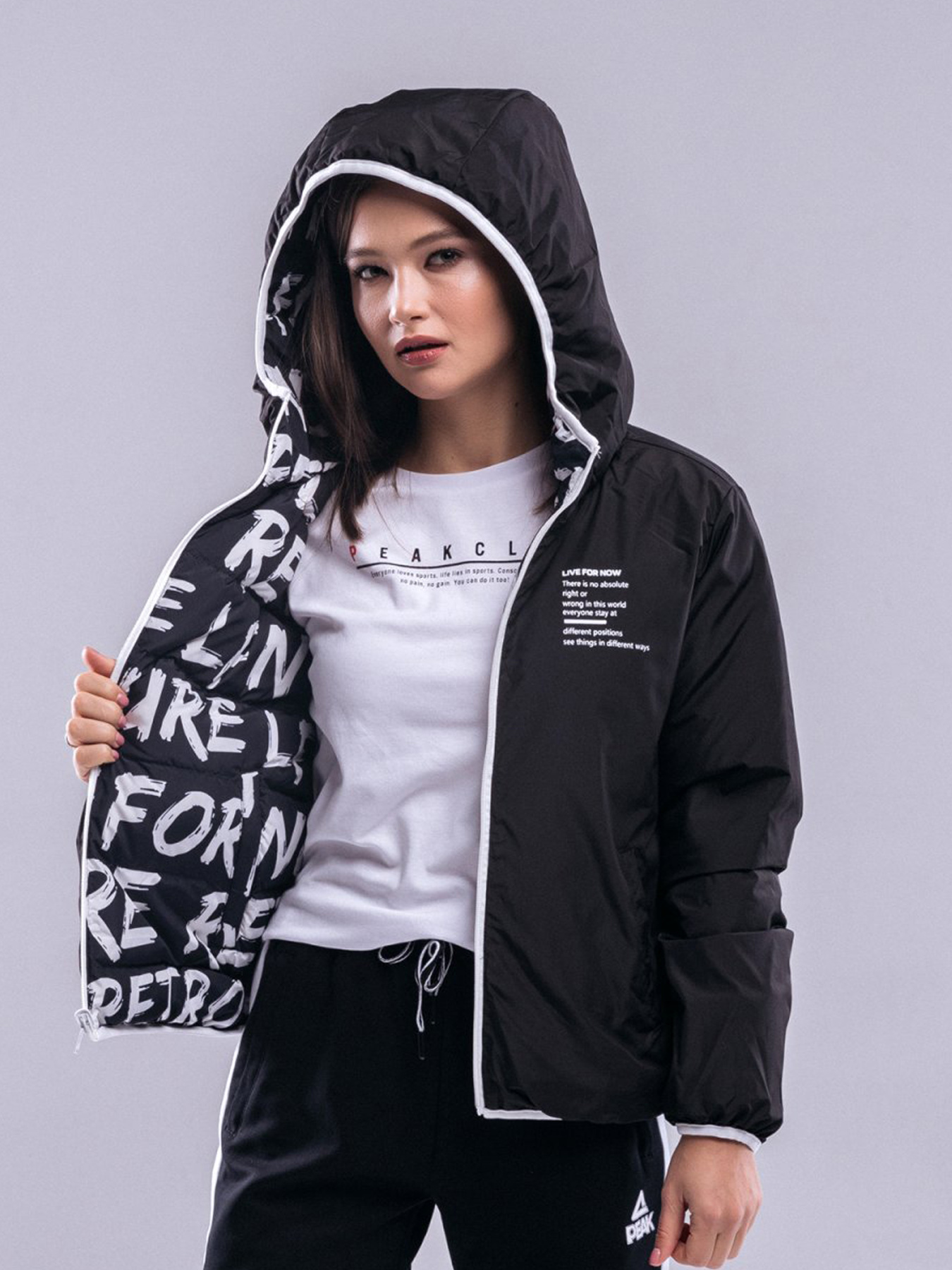 Пуховик Peak модель FW594028-BLA Фото