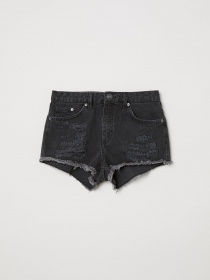 Джинсовые шорты H&M модель 66363 Джинсовые шорты H&M модель 66363 Фото